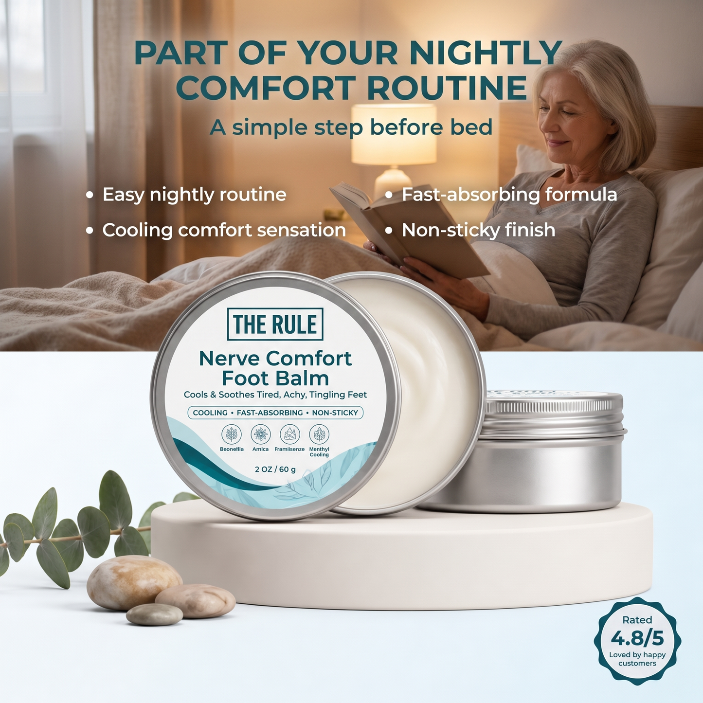 THE RULE - Cooling Comfort Foot Balm