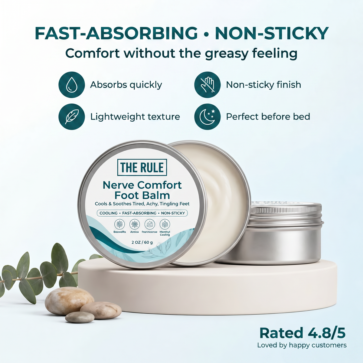 THE RULE - Cooling Comfort Foot Balm