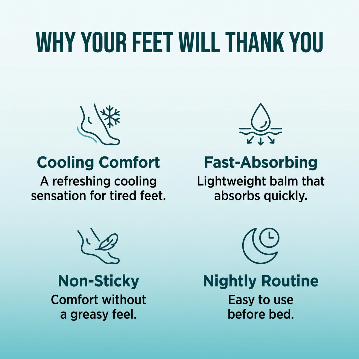 THE RULE - Cooling Comfort Foot Balm