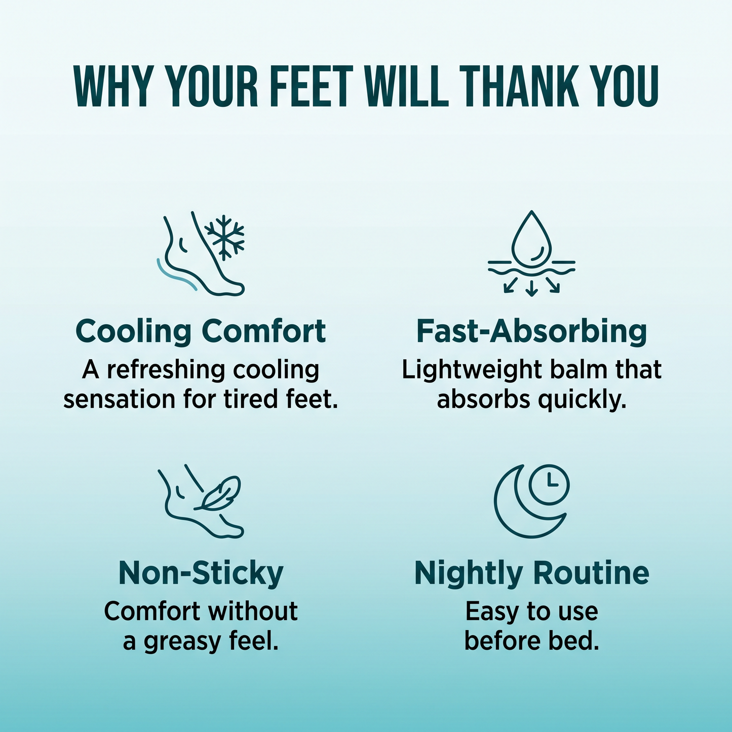 THE RULE - Cooling Comfort Foot Balm