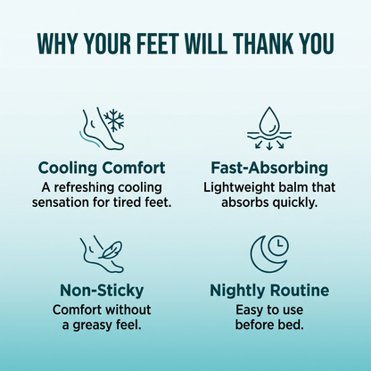 THE RULE - Cooling Comfort Foot Balm