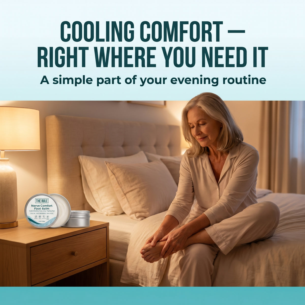 THE RULE - Cooling Comfort Foot Balm