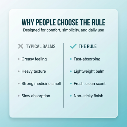 THE RULE - Cooling Comfort Foot Balm