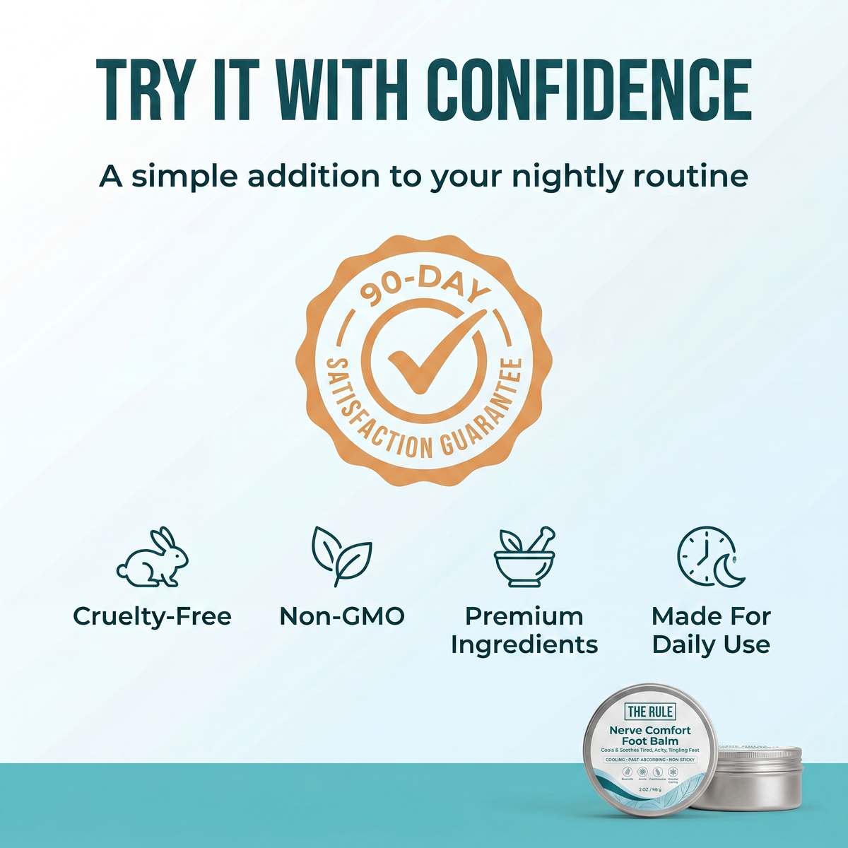 THE RULE - Cooling Comfort Foot Balm
