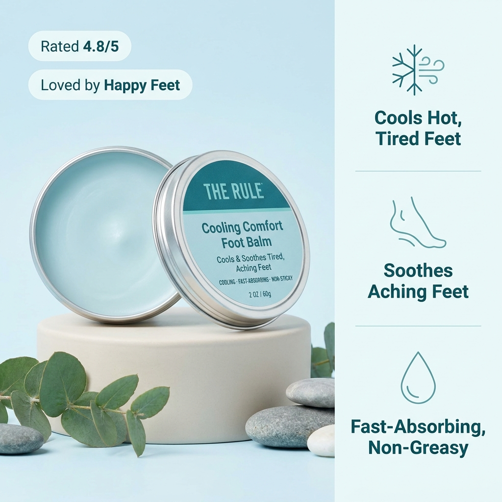 THE RULE - Cooling Comfort Foot Balm